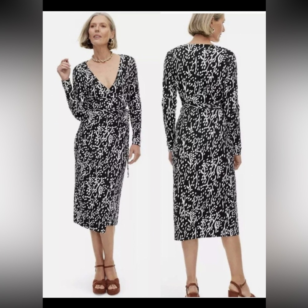 NWT Diane Von Furstenberg sea spots wrap dress size XS by Target